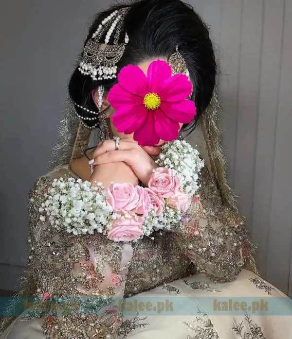 pink flower baby bud kangan