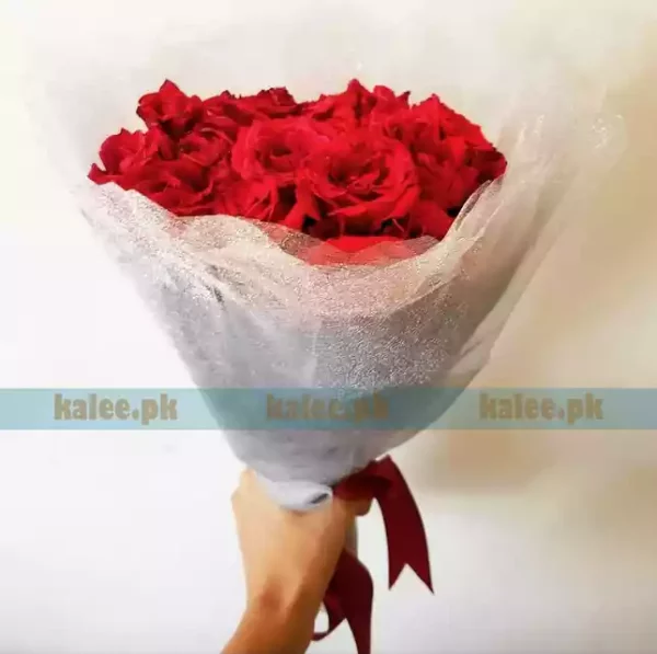 Red Rose Flowers Bouquet