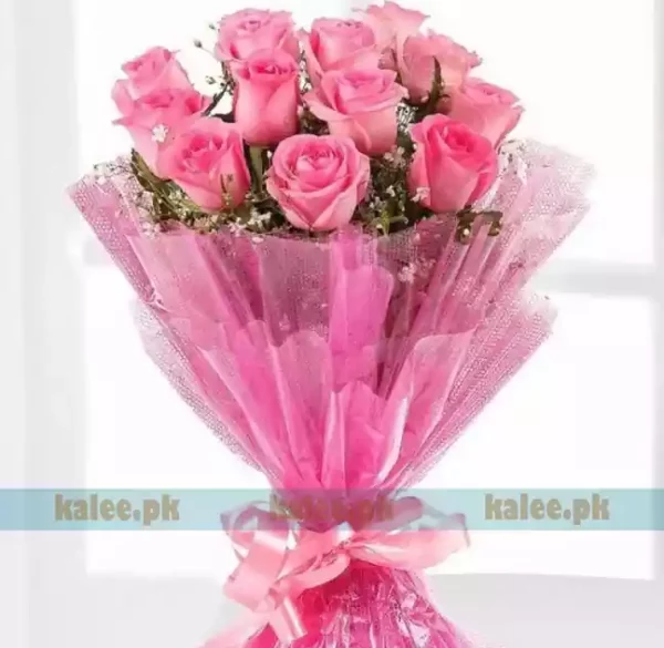 Imported Pink Rose flowers Bouquet