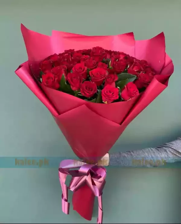 Red Rose Flowers Bouquet