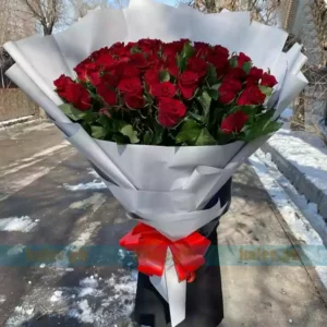 30 Red Rose Imported Flowers Bouquet