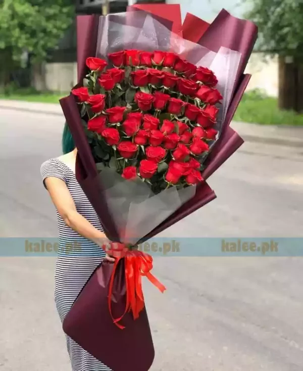 Red Rose Flowers Bouquet